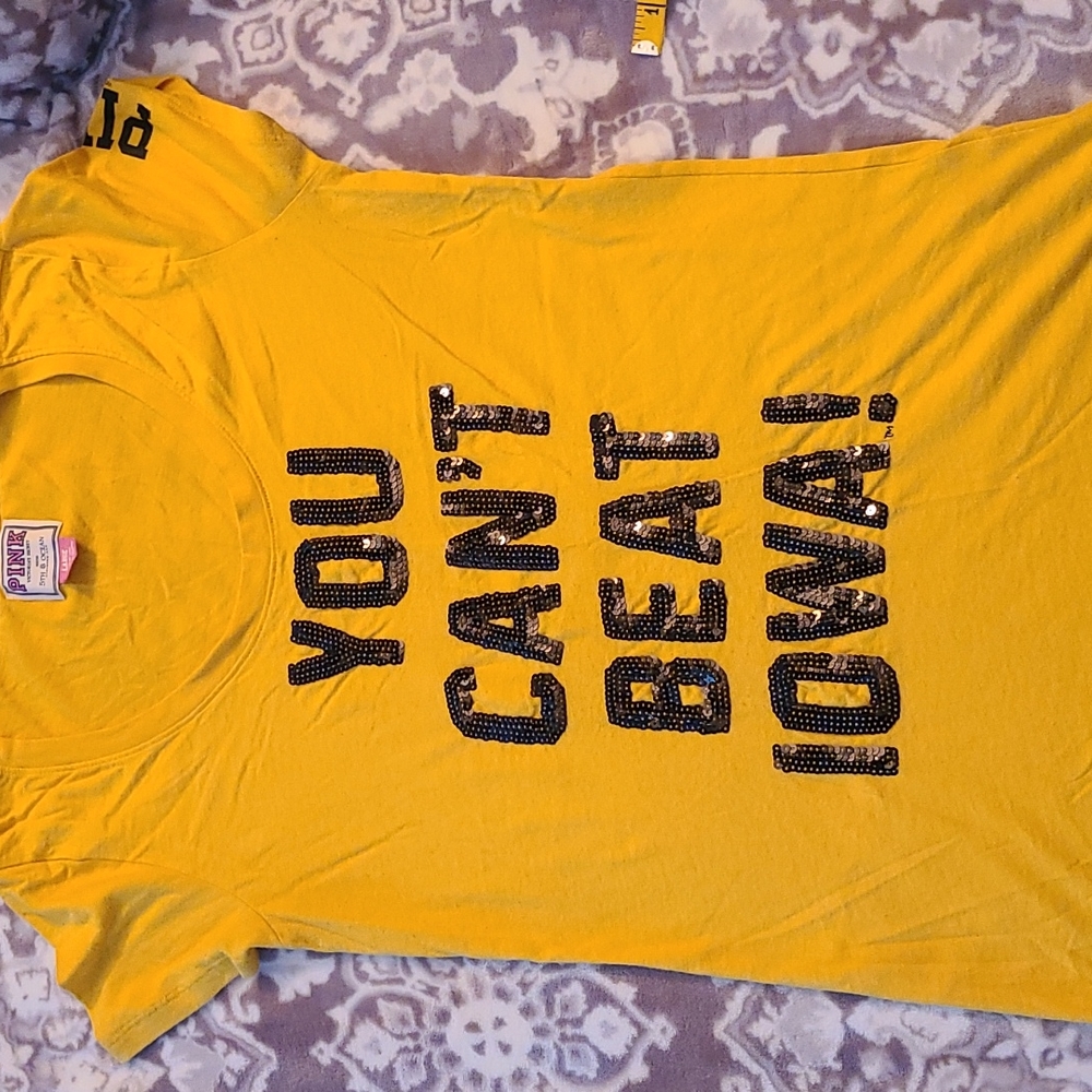 Pink iowa hawkeye tshirt